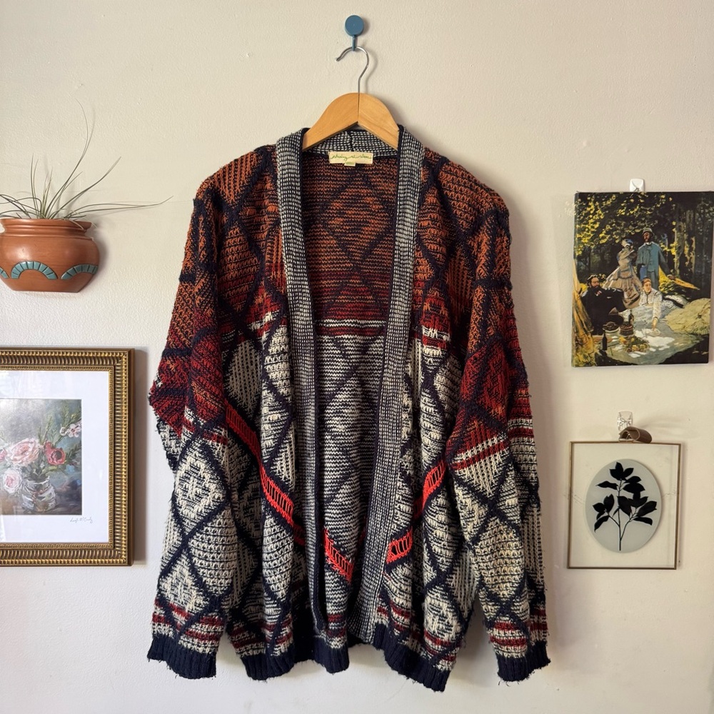 Staring at Stars Anthropologie Multicolor Knit Cardigan